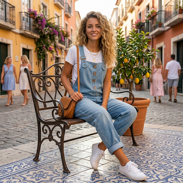 Amelia – Dżinsowy Kombinezon